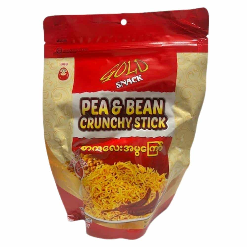 Gold Snack Pea and Bean Crunchy Stick စာကလေးအမွကြော်