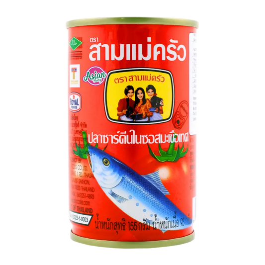 3 Lady Cooks Sardines in Tomato Sauce 155g
