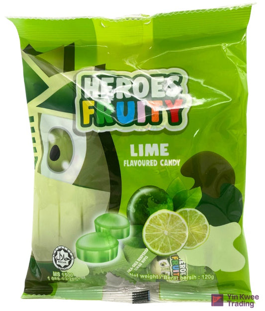 Heroes Fruity Candy (Lime) 100g