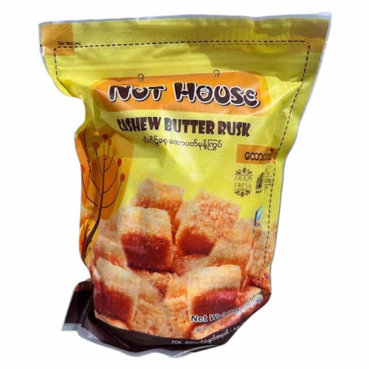 Nut House Cashew Butter Rusk သီဟိုလ်စေ့ ထောပတ် မုန့်ကြွပ်