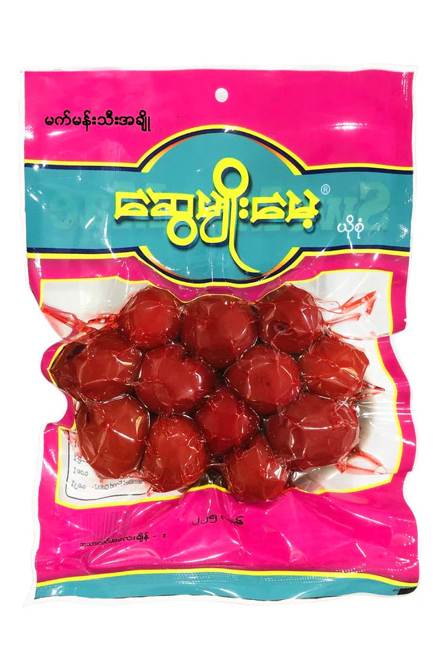 Swe Myo Mae (Pickled Red Damson) (spicy/Sweet) (600 g)