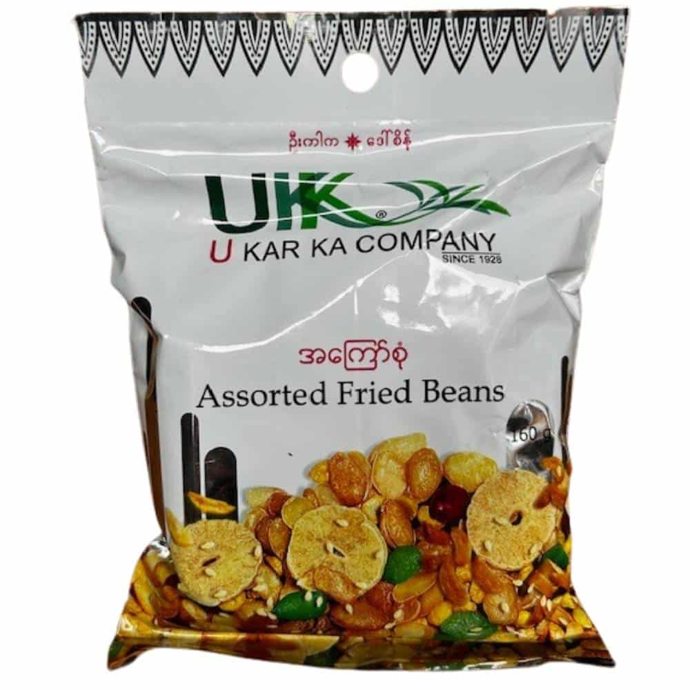 U Kar Ka Assorted Fried Beans ဦးကာက ဒေါ်စိန် အကြော်စုံ 160g
