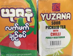 Yuzana Assorted Fried & Pickled Tea Leave Spicy 495g With Box